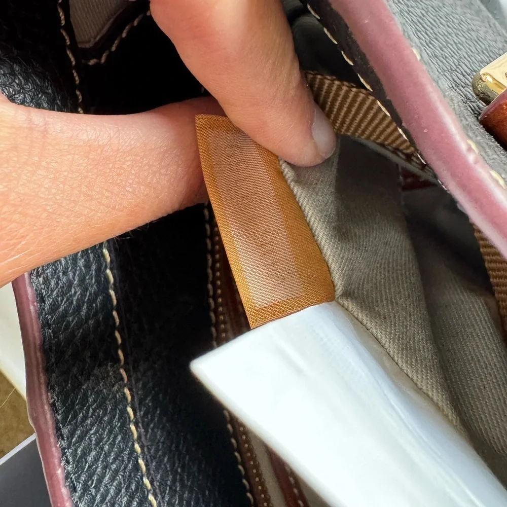 Dooney & Bourke Medium Lexington Shopper Women's Tote Black Pittsburgh Pirates - Picture 6 of 10